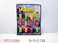 ST215263 - PULL-BACK CAR（12PCS 6 STYLES ASSORTED）