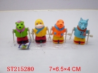 ST215280 - WINDING UP SKEE ANIMAL(4 STYLES 4 COLORS ASSORTED)