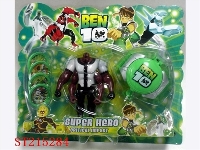 ST215284 - BEN 10 SUPER HEARO+FLYING DISK WITH LIGHT