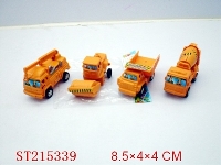 ST215339 - PULL-BACK TRUCK CAR（4 STYLES ASSORTED）