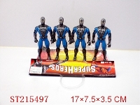 ST215497 - BLACK SPIDER MAN WITH LIGHT（4PCS）