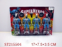 ST215504 - BLACK SPIDER MAN WITH LIGTH （4PCS）