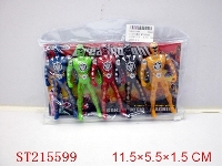 ST215599 - WARRIOR WITH LIGHT (5PCS 5 COLORS ASST)