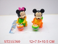 ST215760 - PULL LINE MICKEY MOUSE（2 STYLES 2 COLORS ASSORTED）