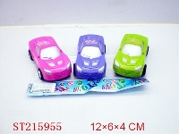 ST215955 - PULL-BACK CAR(3PCS 3 COLORS ASSORTED)