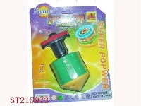 ST215973 - SPINNING TOP WITH MUSIC AND 5-LIGTH（3 COLORS ASSORTED）