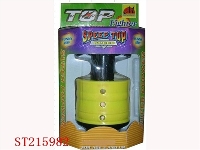 ST215982 - SPINNING TOP WITH MUSID AND INFRARED，5-LIGHT（3 COLORS ASSORTED）