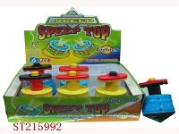 ST215992 - SPINNING TOP WITH MUSIC AND 5-LIGTH（6PCS 3 COLORS ASSORTED）