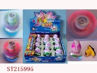 ST215995 - SPINNING TOP WITH MUSIC AND 5-LIGHT（12PCS）