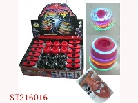 ST216016 - SPINNING TOP WITH MUSIC AND LIGHT (12PCS)