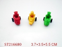 ST216680 - PULL-BACK MOTORCYCLE（3 STYLES 4 COLORS ASSORTED）