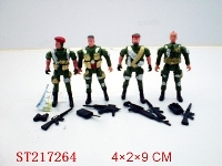 ST217264 - MILITARY PERSON（4 STYLES ASST）