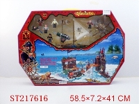 ST217616 - SELF-ASSEMBLING PIRATE CASTLE(117PCS)