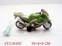 ST218402 - PULL-BACK MOTORCYCLE(3 COLORS ASST)