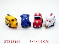 ST218750 - PULL-BACK CAR(4 STYLES 4 COLORS ASSORTED)