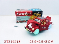 ST219278 - B/O CAR WITH LIGHT AND MUSIC(RED,BLUE,YELLOW)