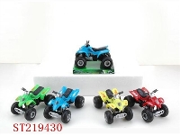 ST219430 - PULL-BACK MOTORBIKE (2 STYLES 4 COLORS ASSORTED)