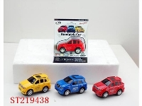 ST219438 - B/O CAR WITH LIGHT(2 STYLES 3 COLORS ASST)
