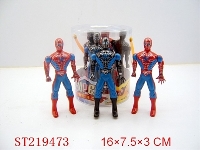 ST219473 - 8PCS SPIDER MAN WITH LIGHT(2 COLORS ASST)