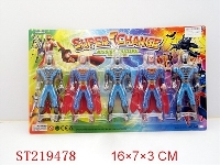 ST219478 - SUPER MAN AND SPIDER MAN W/LIGHT (5PCS)