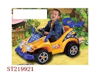 ST219921 - 电动童车(黄,银,绿)/有带音乐,灯光