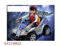 ST219922 - 电动童车(黄,粉红,绿)/有带音乐,灯光