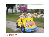 ST219932 - 电动童车加蓬(MP3功能)有灯光音乐/黄,绿,蓝