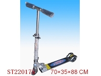 ST220175 - 成人滑板车,车轮带灯光PU二轮