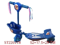 ST220178 - BABY SCOOTER WITH LIGHT AND MUSIC(GREEN RED PINK BLACK )