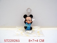 ST220265 - PORCELAIN ENAMEL KEYTAINER(6 STYLES ASST)