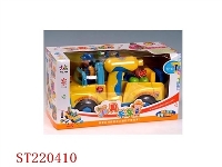 ST220410 - B/O TOOL CAR WITH MUSIC ELECTRIC DRILL AND GADGET