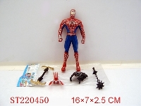 ST220450 - SPIDER MAN WITH LIGHT (2 COLORS ASSORTED)