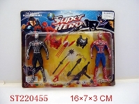 ST220455 - 2PCS SPIDER MAN WITH LIGHT