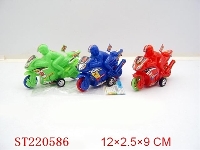 ST220586 - PULL-BACK MOTORCYCLE(3 STYLES ASST)