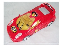 ST220896 - B/O CAR WITH MUSIC，LIGHT OPEN DOOR （REN AND YELLOW COLORS）