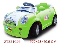 ST221026 - R/C BABY RIDE ON CAR (WHITE/GREEN/BLUE)