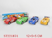 ST221874 - PULL-BACK POLICE CAR(4PCS)