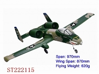 ST222115 - 4CH R/C FM MODEL PLANE A10 Warthog