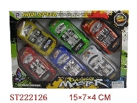 ST222126 - PULL-BACK CAR (6PCS)