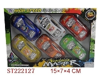 ST222127 - PULL-BACK CAR (6PCS)