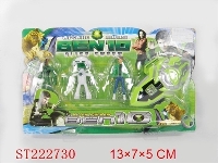 ST222730 - 真人版BEN10三只公仔带变身器灯光音乐
