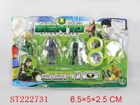 ST222731 - 真人版BEN10三只公仔带发射器