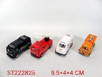 ST222825 - PULL-BACK CAR（4 SYTLLES 4 COLORS ASSORTED)