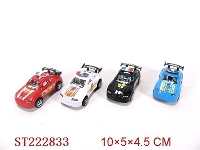 ST222833 - PULL-BACK CAR（4 STYLES 4 COLORS ASSORTED)