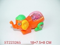 ST223265 - PULL STRING ELEPHANT W/LIGHT