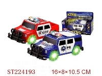 ST224193 - B/O HUMMER CAR WHEEL WITH 4/LIGHT （2 STYLES 3 COLORS）
