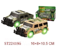 ST224195 - B/O HUMMER CAR WHEEL WITH 4LIGHT （2 STYLES 2 COLORS）