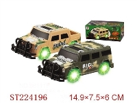 ST224196 - B/O HUMMER CAR WHEEL WITH 4LIGHT （2 STYLES 2 COLORS）