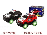 ST224205 - B/O POLICE CAR WHEEL WITH 4LIGHT （2 STYLES 3 COLORS）