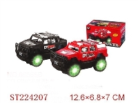 ST224207 - B/O HUMMER CAR WHEEL WITH 4LIGHT （2 STYLES 3 COLORS）